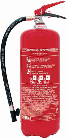 Eval Portabil Extinctor de incendiu Chimie uscată 3kg cu Bază