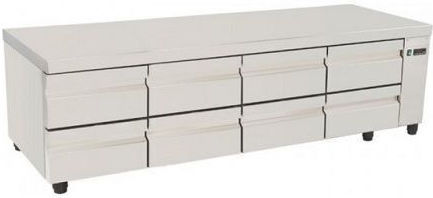 Niki Inox Workbench Fridge Without Motor H64xW195xD60cm