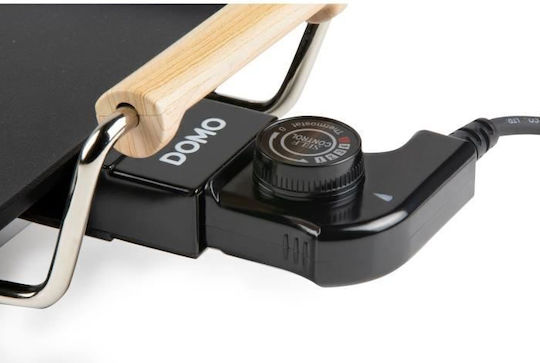 Domo Teppanyaki Grillplatte mit einstellbarem Thermostat 1800W 70x22cm