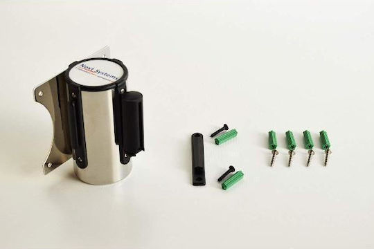 Next Systems Wall Mounted Columns Black Retractable 4m WSBL-400