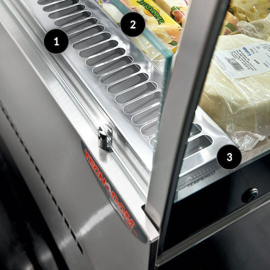 Tecnodom EVOSELF90 Ψυγείο Βιτρίνας Self-Service 90x120x151εκ.