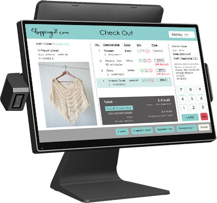 Poindus Σύστημα POS All-In-One Desktop