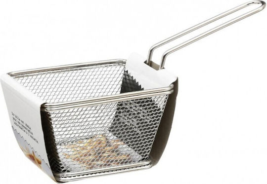 Deep Fry Basket Serving Basket Metallic with Dimensions 20.5x9x11cm 1pcs