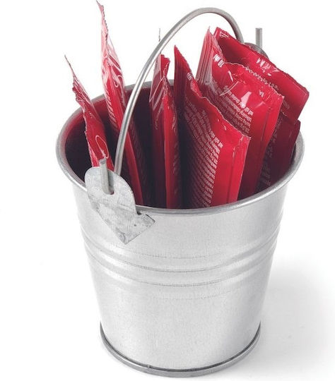 Hendi Bucket Serving Basket Metallic with Diameter 12cm and Height 11.5cm 1pcs