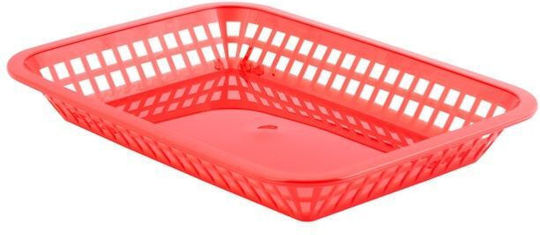 Tablecraft Serving Basket Plastic with Dimensions 27x18.5x3.5cm 6pcs