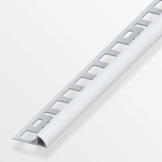 Alfer Aluminium Profil PVC für Fliesen 100x1.95x0.8cm