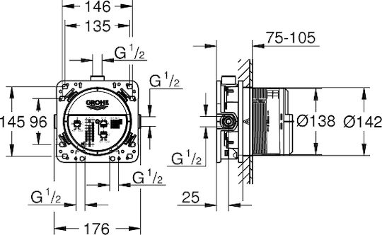 Grohe Rapido Faucet Mechanism 35604000