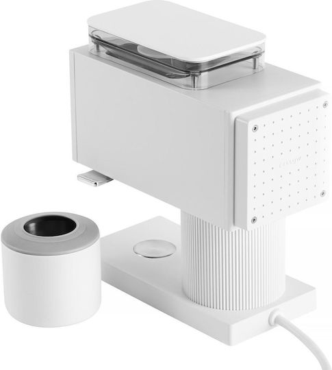 Fellow Ode Brew Grinder Coffee Grinder On Demand 140W with Bean Hopper Capacity 80gr White