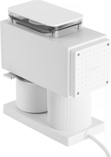 Fellow Ode Brew Grinder Coffee Grinder On Demand 140W with Bean Hopper Capacity 80gr White