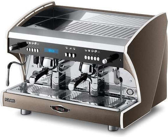 Wega Polaris EVD Chrome Επαγγελματική Μηχανή Espresso με 2 Group Π76xΒ57xΥ52cm