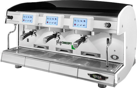 Wega MyConcept EVD Мат черно Професионална Еспресо Машина с 3 Група Р104xД60xВ59см