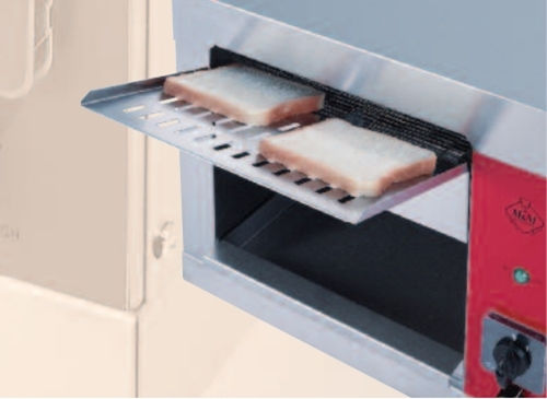 M&M equipment Profesională Prăjitor de Pâine cu Transportor 2.5kW Conveyor Toaster