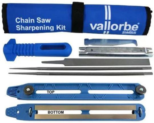 Vallorbe Sharpener Chainsaw Hand Tool with Case LC10082-532