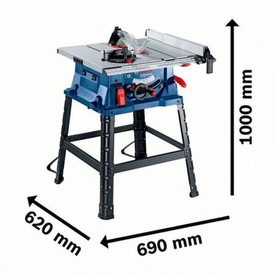 Bosch Bench Saw 1800W, Cutting Disc Diameter 254mm & Cutting Speed 4300rpm 0601B45000