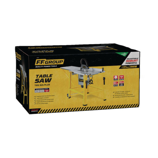 FFG TBS 315 Plus Bandsäge mit Leistung 2200W, Sägeblattdurchmesser 315mm & Schnittgeschwindigkeit 2980Umdrehungen pro Minute