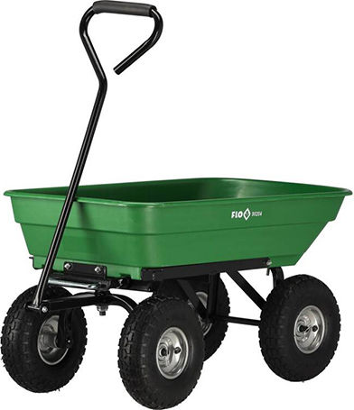 Dump Cart Garden Cart Metallic Four-wheel 55lt 87x47cm.