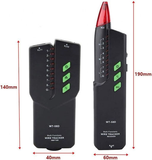 Mestek WT58D Wanddrahtdetektor Kabel