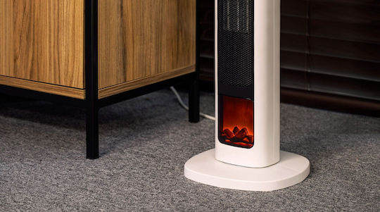 Teesa Fan Heater Room Floor Alb 2000W