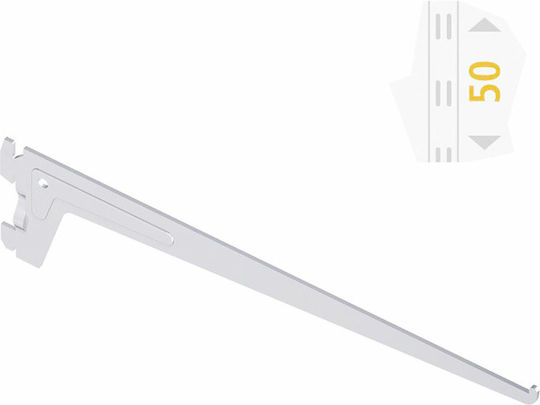 Element-System Rack Arm with 3 Hooks White 20cm