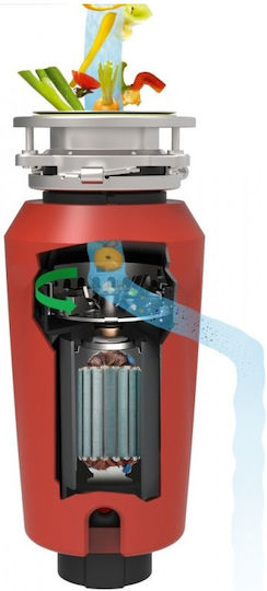 Franke Elite Slimline 125 Σκουπιδοφάγος Ισχύ 1 1/4hp 16x38.6cm