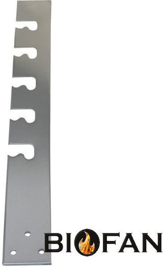 Biofan Spit Rod Rotisserie 3 Positions for Lamb και Goat 8x0.8cm