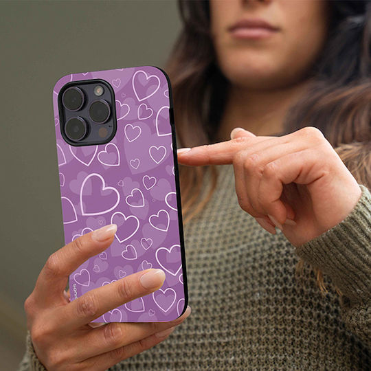 Sonique Heart Series Case for OnePlus Nord 2 5G Violet