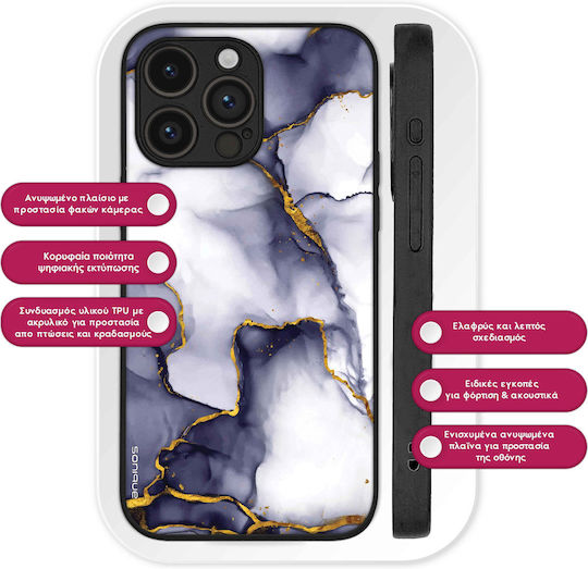 Θήκη Sonique Marble Series Oneplus 10 Pro 5g Μωβ Γκρι