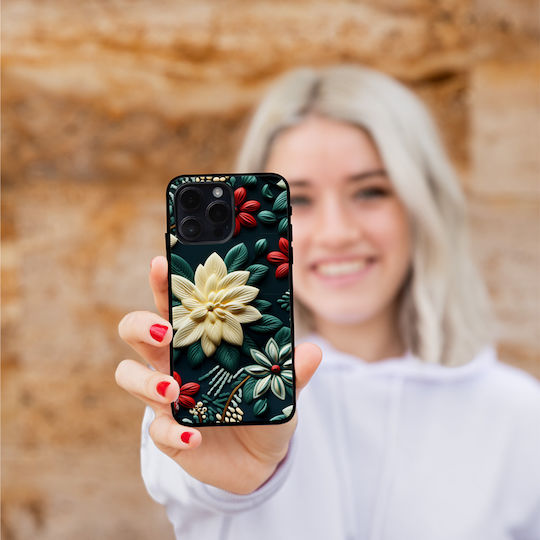 Калъф Sonique 3D Flower Series за OnePlus 12 5G Зелен