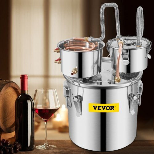 Alcohol Distillation Still Stainless Steel Copper 30 L Capacity