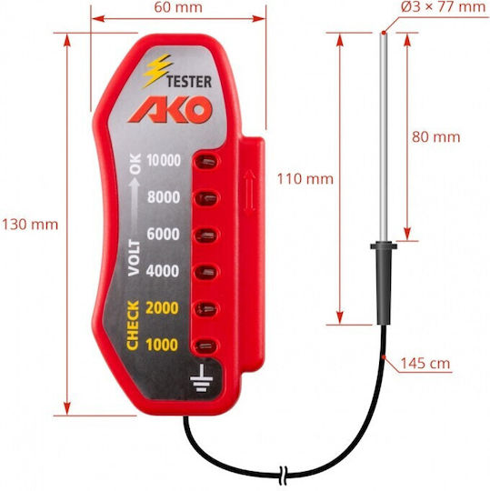 Kerbl Electric Fence TESTER-03B