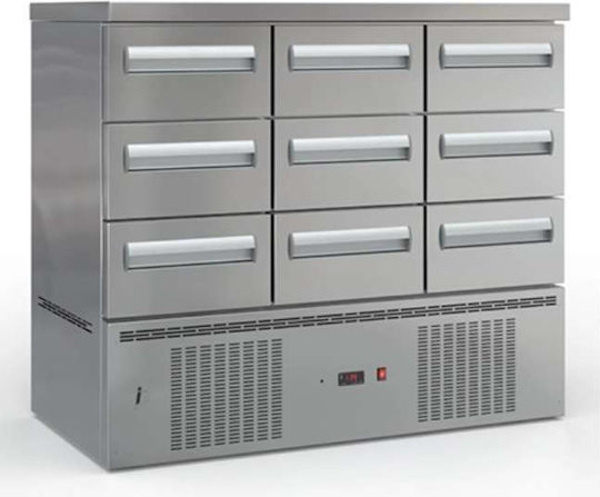 Inox Dobros Ψυγείο Θάλαμος Ψαριών Υ110xΠ135xΒ70cm PSM.13570.9SIR.PSAR