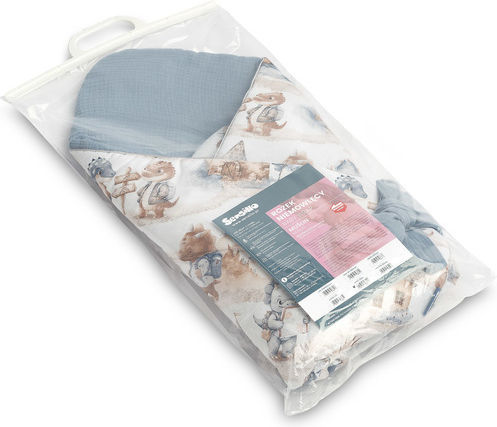 Sensillo Winter Baby Schlafsack Wearable Blanket Blau