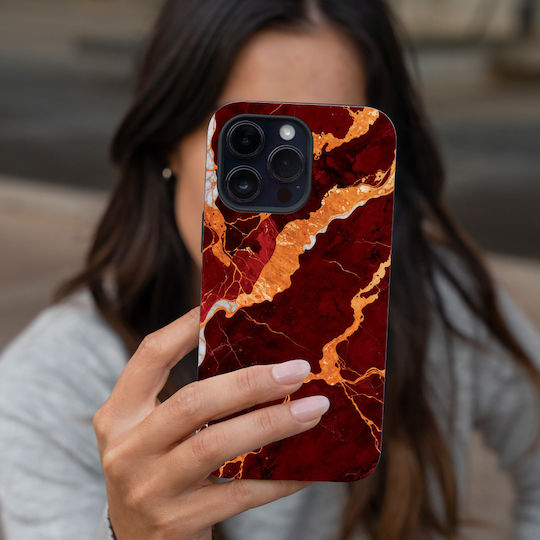Carcasă Seria Sonique Marble Oneplus 12r 5g Roșu