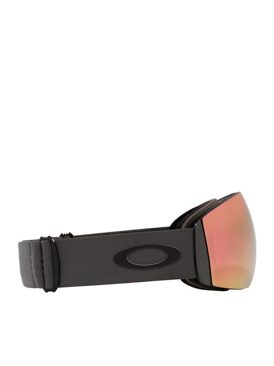 Oakley Flight Deck L Ski & Snowboard Goggles Kids Gray with Lens in Gray Color