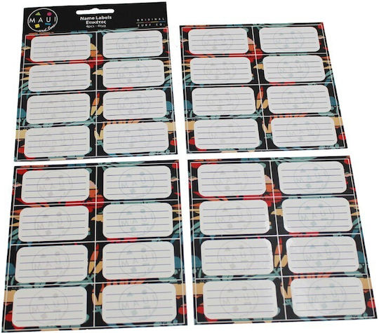 Maui & Sons 4 Sheets Notebook Label