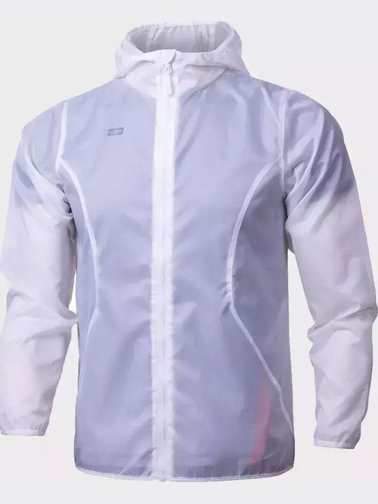 Athletic Jacket Waterproof White