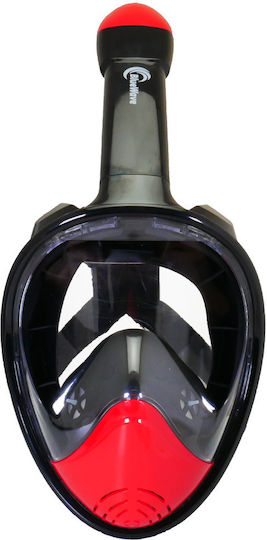 Bluewave Silicone Full Face Diving Mask Black