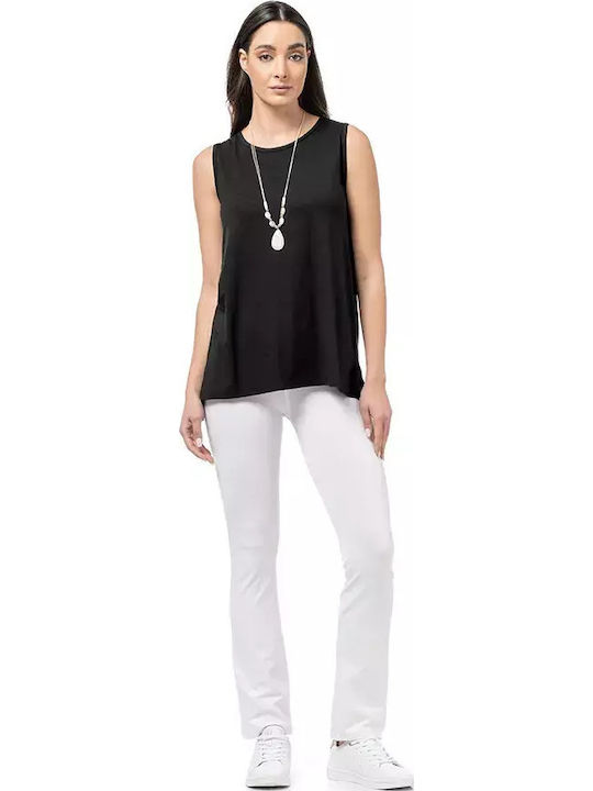 Women's Blouse Sleeveless Black