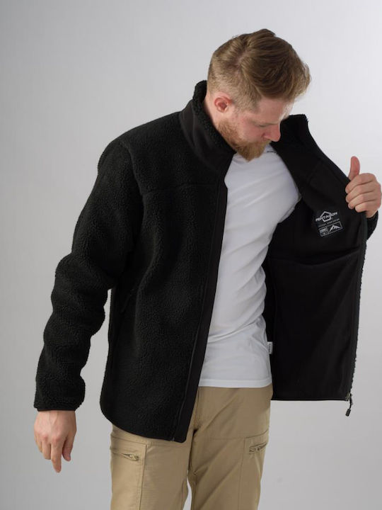 Pentagon Summit Sherpa Hunting Cardigan Fleece Black