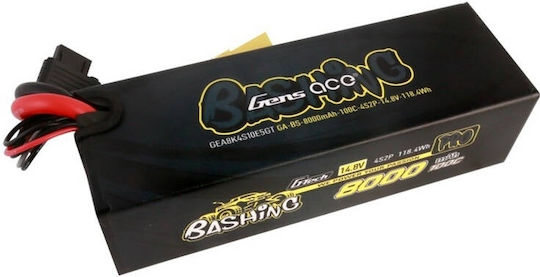 Gens Ace Bashing Μπαταρία Li-Po 14.8V 8000mAh 100C 4S EC5 για Τηλεκατευθυνόμενο