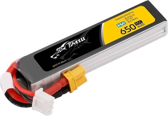 Tattu UAV Classic Li-Po Batterietyp 7.6V 650mAh 95C 2S XT30 für RC-Fahrzeug