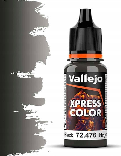 Acrylicos Vallejo Χρώμα Μοντελισμού Greasy Black 18ml