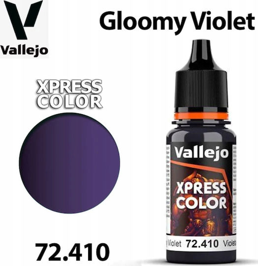 Acrylicos Vallejo Model Making Paint In Purple Colour 18ml