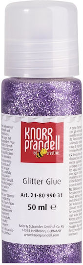 Knorr Prandell Лепило Глитър Лилав 50мл