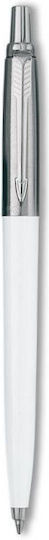 Parker Jotter Pen Set Rollerball with Fountain Pen White CT in a case (in a paper cassette)