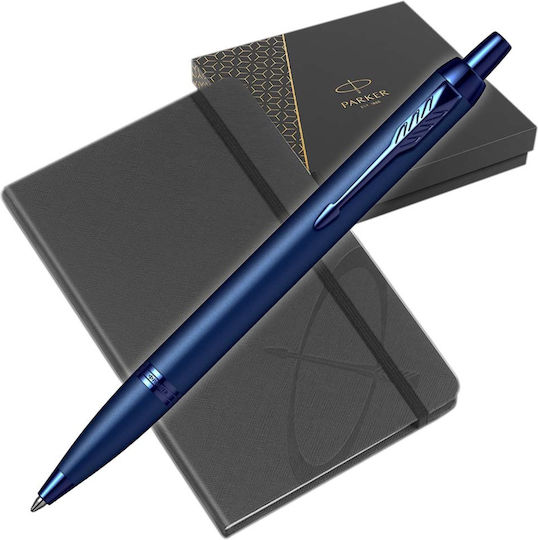 Parker Desk Set with Notebook and Pen IM Monochrome 2pcs