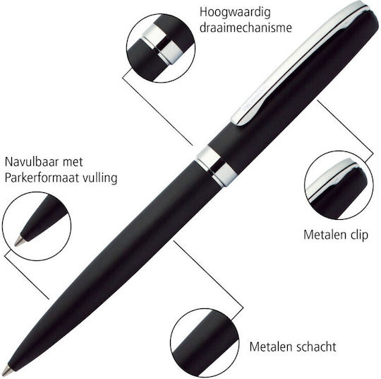 Online Σετ Στυλό Ballpoint Medium Ροζ σε Θήκη