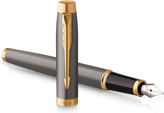 Parker IM Core Set Stilou Ballpoint Medium cu Peniță Medium Grey GT