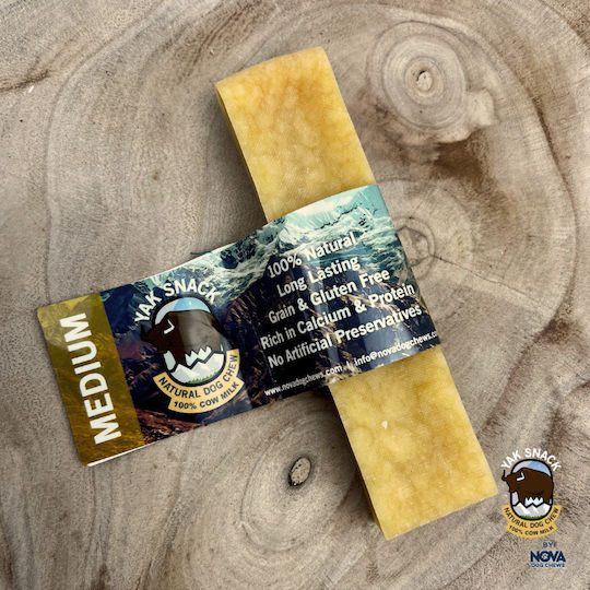 Antos Yak Snack Grain Free Κόκκαλο για Σκύλους από Γάλα Medium 75gr