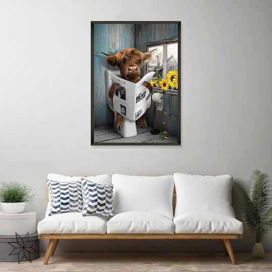 Painting By Numbers Diy Set Cow 40x50cm